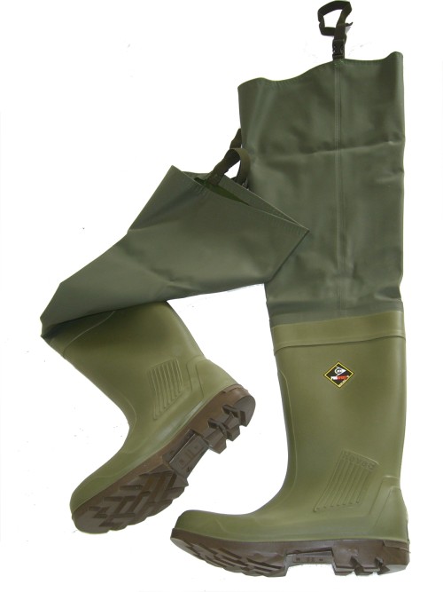 DUNLOP-Gummistiefel-Arbeitsstiefel-Watstiefel-Gr-40-D4